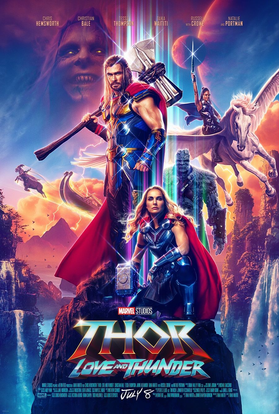 Thor: Love and Thunder filmi için yeni fragman geldi