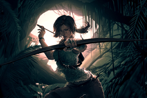 Tomb Raider üzerine yaratıcı tasarımlar