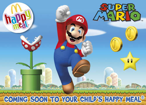 Çocuk menülerine Super Mario geliyor!
