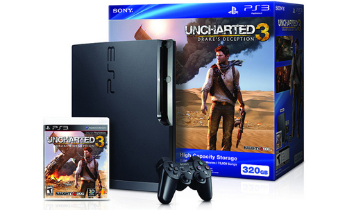 Uncharted 3, 320GB'lık PS3'le geliyor