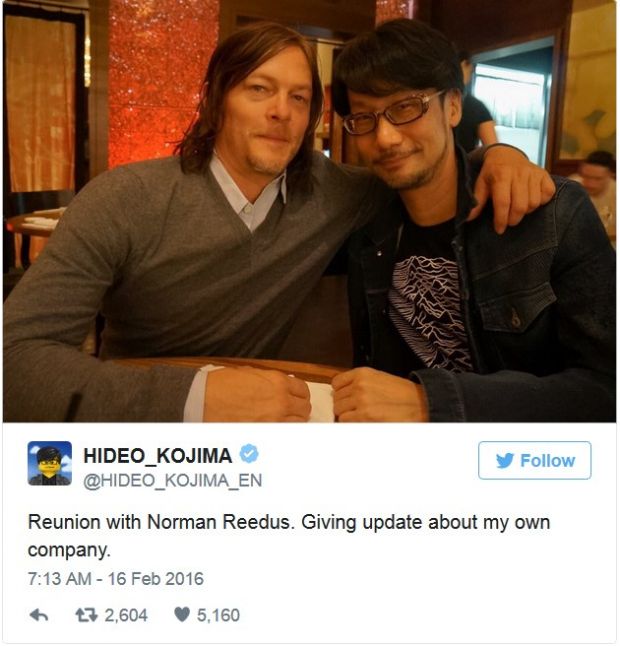 Hideo Kojima, Norman Reedus ile buluştu