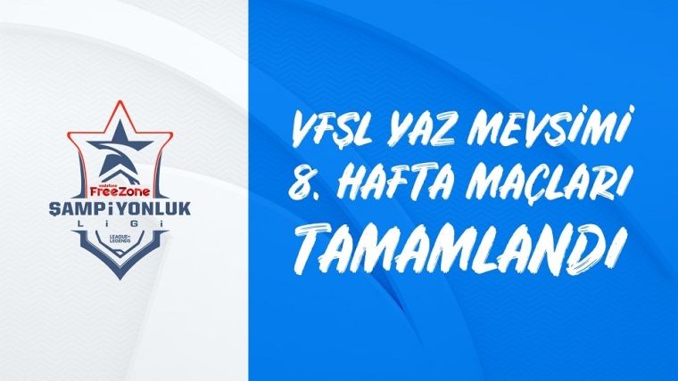 VFŞL 8.hafta maçları tamamlandı