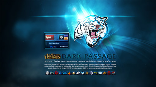 Dark Passage sihirdar simgesi, League of Legends mağazalarında