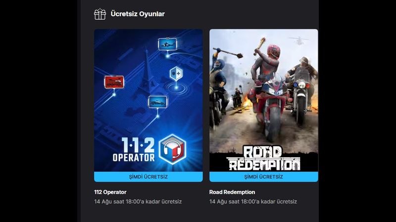 848 TL Değerinde İki Oyun Epic Games’te Ücretsiz Oldu