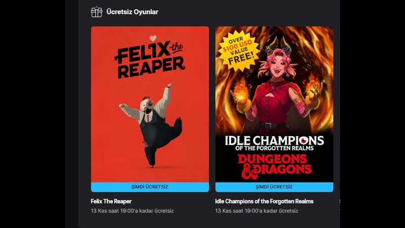 4.425 TL Değerinde İki Oyun Epic Games’te Ücretsiz Oldu 4.425 TL Değerinde İki Oyun Epic Games’te Ücretsiz Oldu