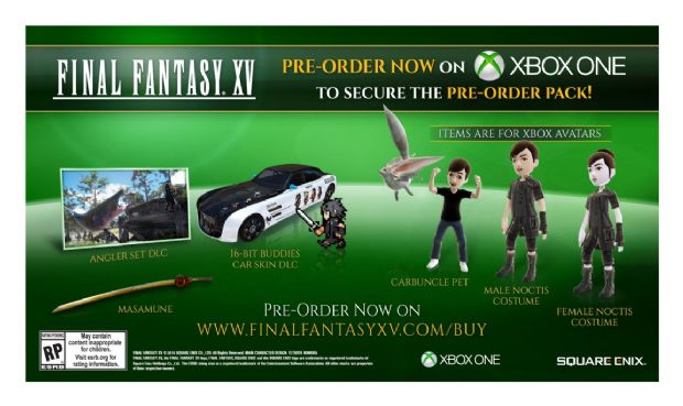 Final Fantasy XV'in dijital ön sipariş hediyeleri belli oldu