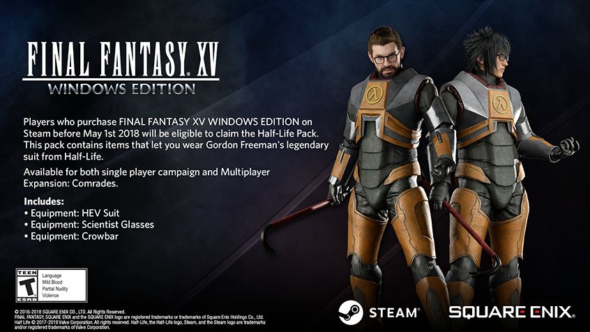 Gordon Freeman'ın, Final Fantasy XV içerisinde ne işi var?