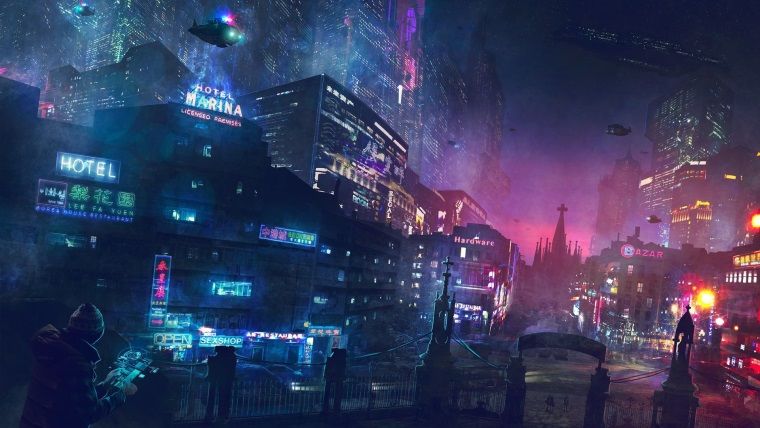Cyberpunk 2077'nin şehri Minecraft'ta yapılıyor