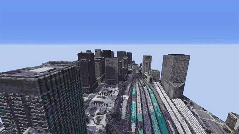 Google Earth, Minecraft Haritasına Dönüştürüldü