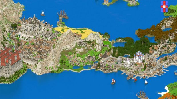 4.5 Yılda yapılan Minecraft haritası muazzam gözüküyor!