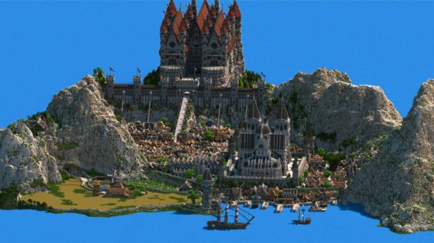 4.5 Yılda yapılan Minecraft haritası muazzam gözüküyor!