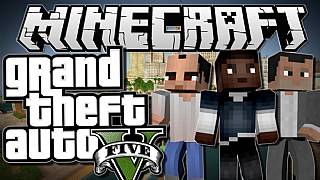 GTA 5'in haritası Minecraft'a taşındı!