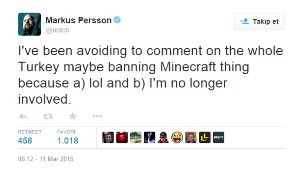 Minecraft yasağı yüzünden, Türkiye dünyanın diline düştü