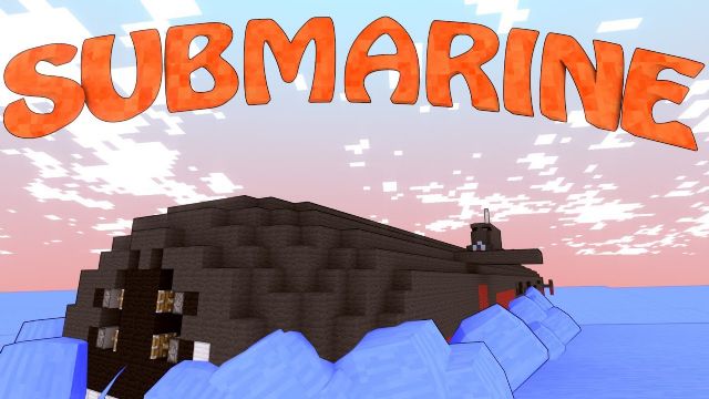 Minecraft'ta çalışan denizaltı yaptılar