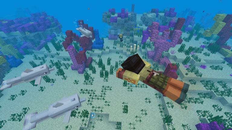 Minecraft'ın uzun süredir beklenen güncellemesi Aquatic çıktı