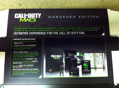 Modern Warfare 3 Hardened Edition'ın fiyatı