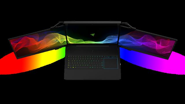 Razer'dan üç ekranlı laptop!