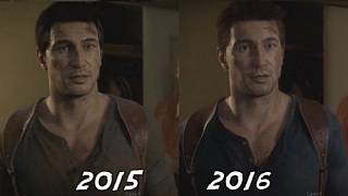 Uncharted 4'ün 2015 - 2016 görsel karşılaştırması