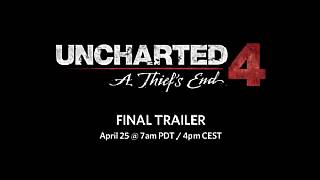 Uncharted 4'ün yeni fragmanı bugün geliyor