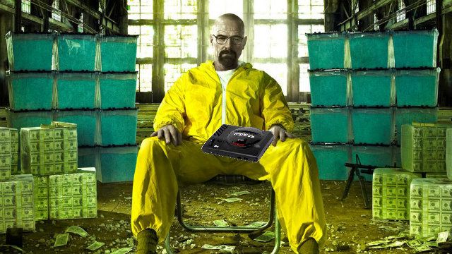 Gürcistan'da bir adam içi meth dolu konsolu satmak istedi!