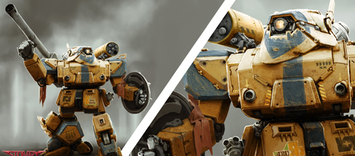 Stompy Bot yeni Heavy Gear'ı yaratıyor