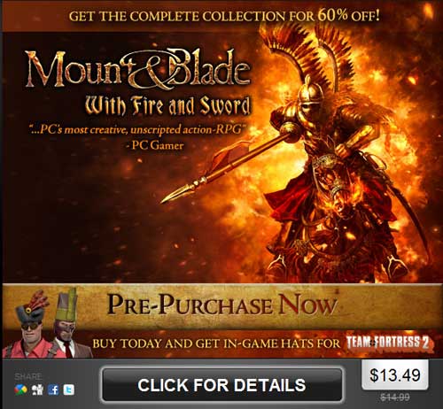 Mount & Blade: With Fire and Sword indirimde