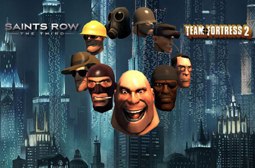 Saints Row: The Third'te Team Fortress 2!