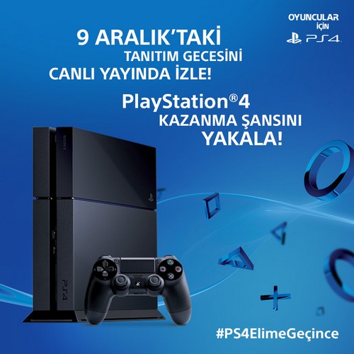 PS4 canlı yayınla tanıtılıyor, bedava konsol şansı!