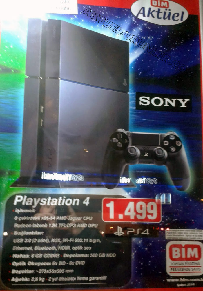 Playstation 4, BİM mağazalarında satılacak! (Görsel)