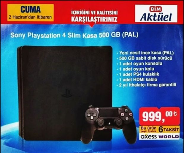 BİM bir kez daha Playstation 4 satıyor