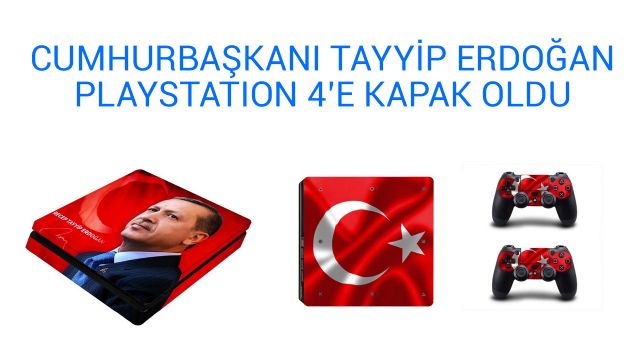 Tayyip Erdoğan Playstation 4 kaplaması oldu!