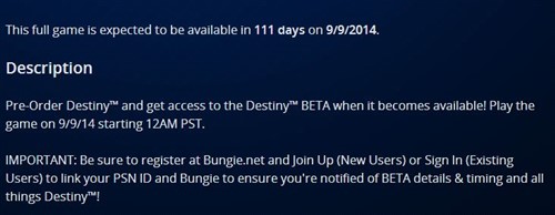 Destiny'nin betasına katılmak isteyenler? 