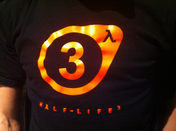 Half-Life 3 tişörtü, Twitter'da göründü!