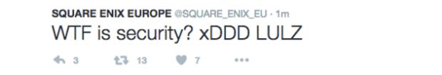 Square Enix'in Twitter hesabı hack'lendi!