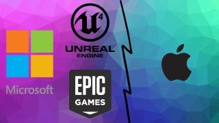 Microsoft Epic Games vs Apple savaşına  Unreal Engine ile katılıyor