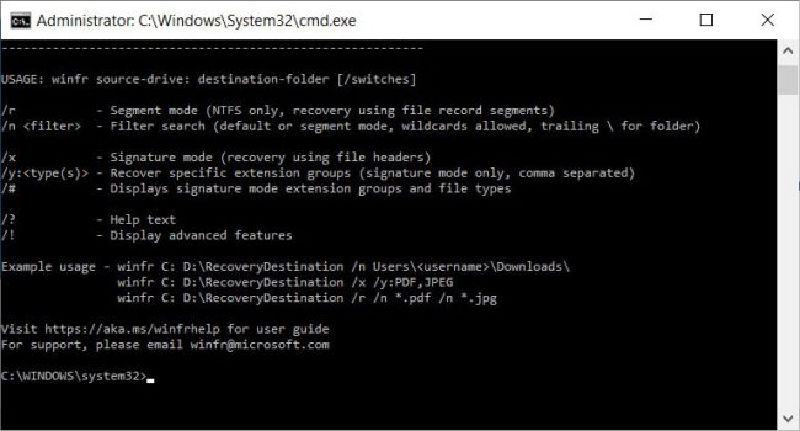 Microsoft Windows 10 için dosya kurtarma programı yayınladı