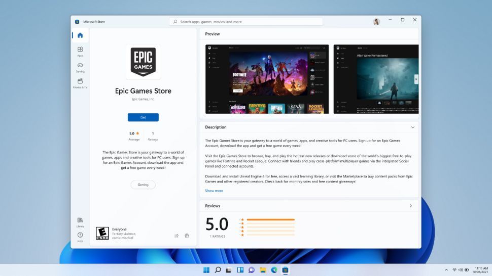 Microsoft Store Epic Games