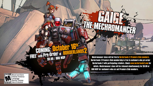 Borderlands 2, Mechromancer sınıfına nasıl erişeceksiniz?