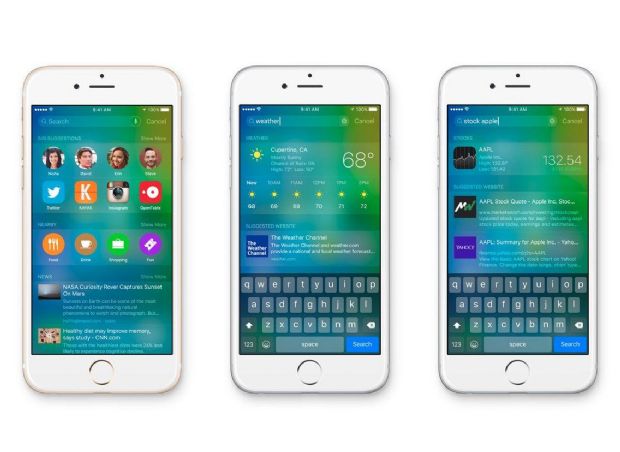 iOS 9 indirilebilir hale geldi!