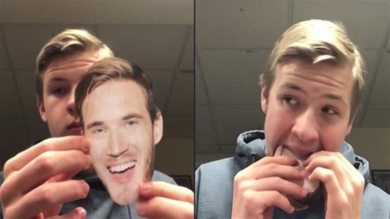 Videolarında PewDiePie'ın fotoğrafını yiyen çocuğun sonu geldi