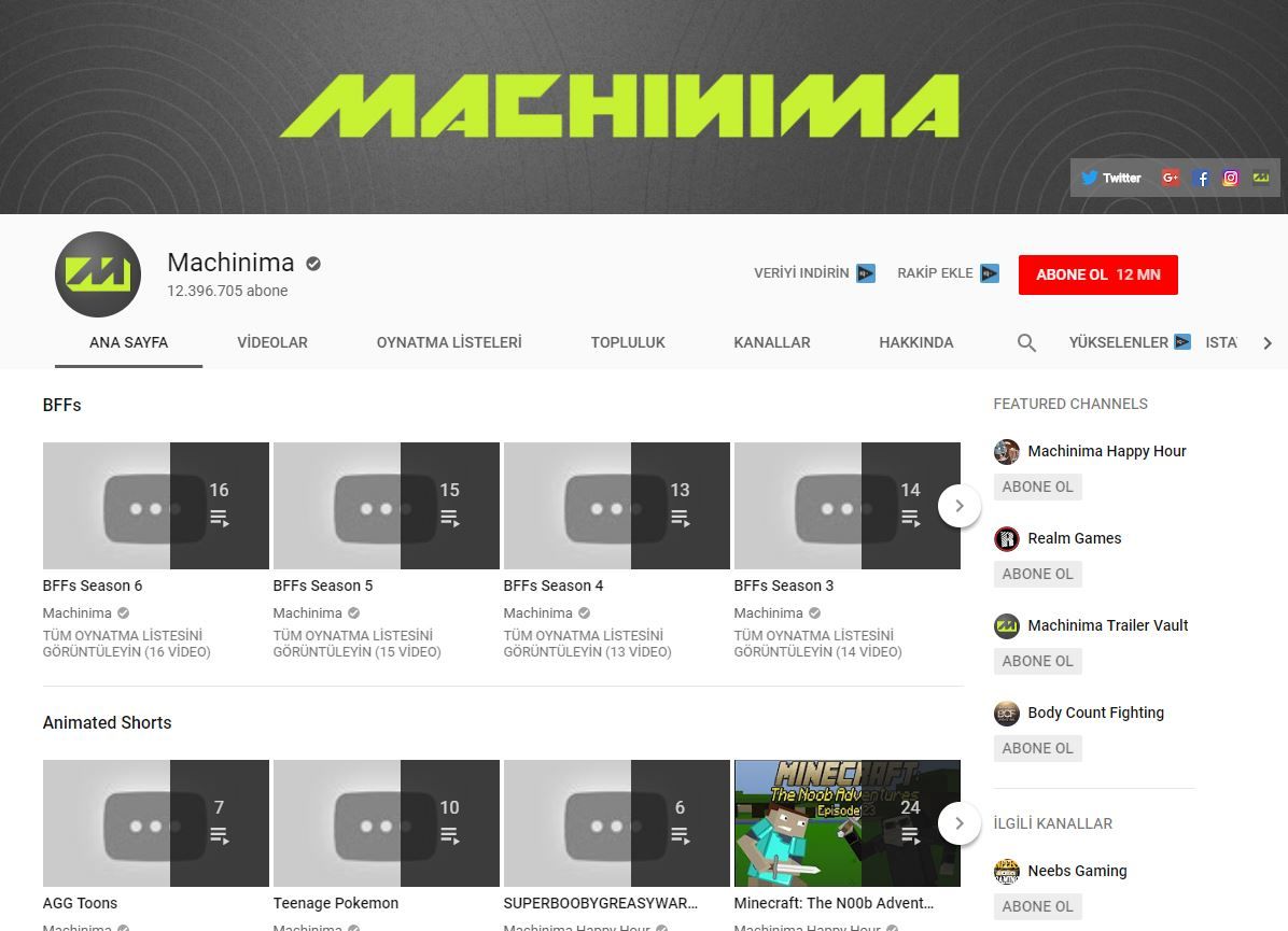 Bir dönemin Youtube devi Machinima, tüm videolarını sildi!