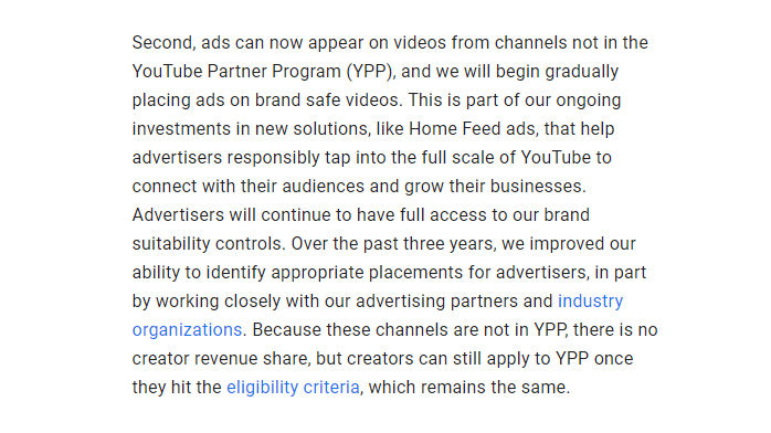 Youtube artık bütün videolarda reklam gösterecek