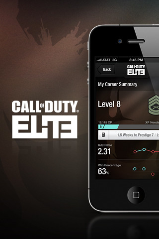 Call of Duty Elite'in iOS versiyonu hazır!