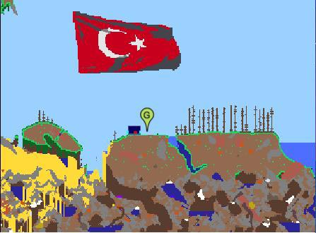 Türk bayrağı Terraria'da