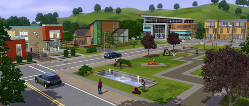 The Sims 3: Town Life Stuff ile yeni şehirler