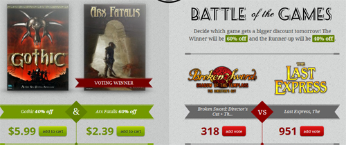 GOG.com Battle of Games yarışmasında 3. gün de bitti