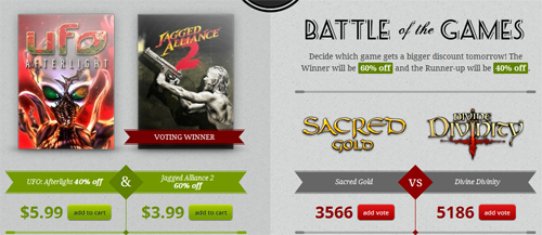 GOG.com Battle of Games yarışmasında 5. gün kazananı