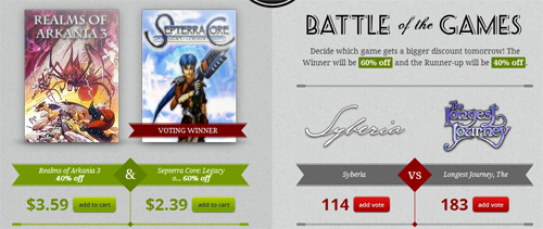 GOG.com Battle of Games yarışmasında 8. gün kazananı