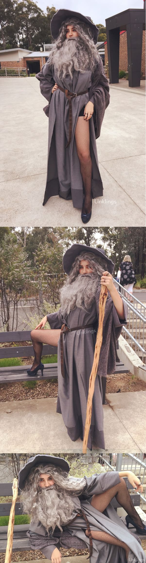 Tolkien'i mezarında ters döndürecek Gandalf Cosplay'i!