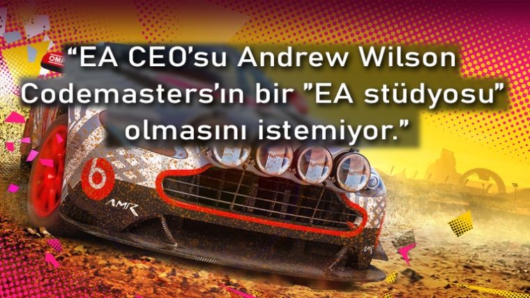 EA Codemasters'ın kimliğini koruyacağını söylüyor